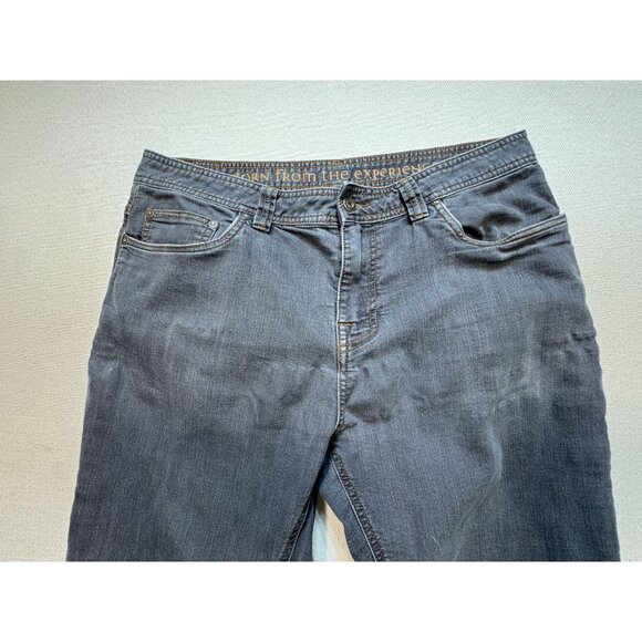 Prana Mens Slim Fit Breathe Straight Jeans Size 34Wx34L Gray Denim Stretch Casua - Picture 6 of 16